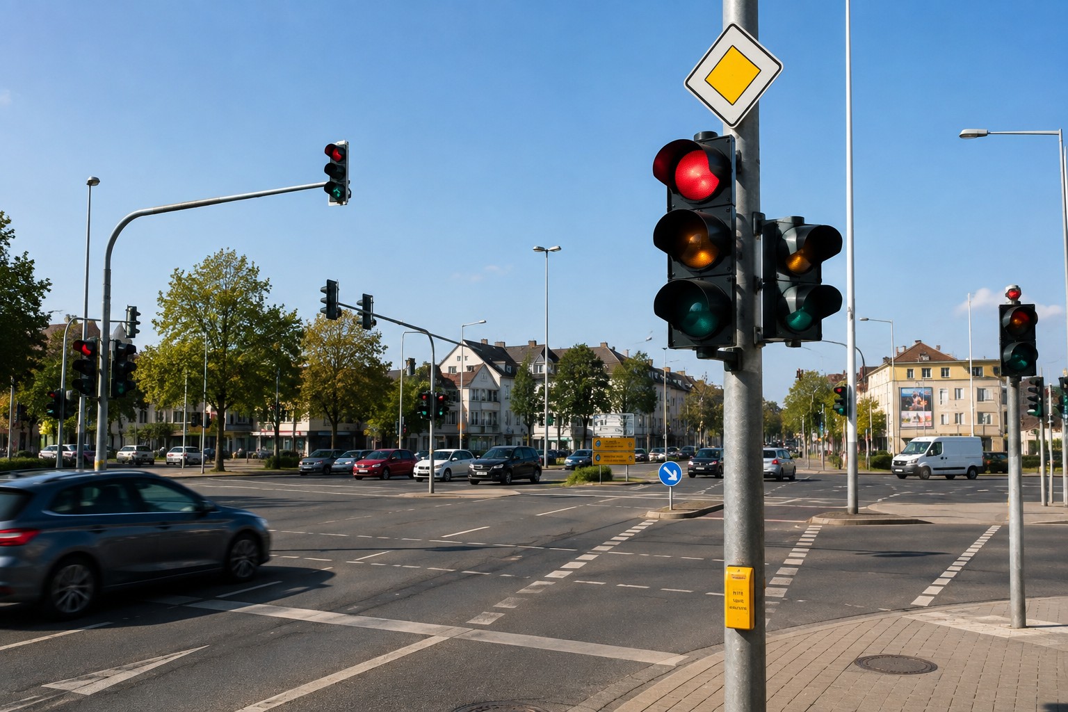 Ampelkreuzung