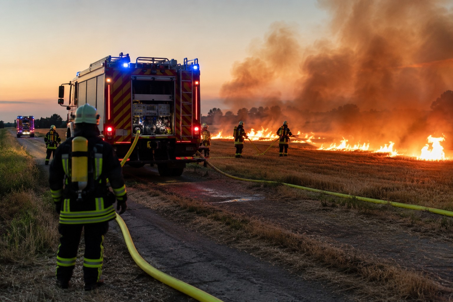 Ludwigshafen-Gartenstadt: Zwei Flächenbrände am Holz'schen Weiher – Polizei geht von Brandstiftung aus