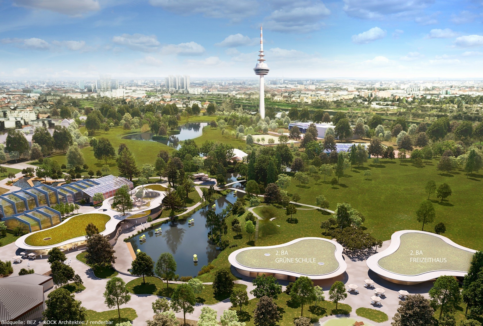 Bez und Kock Architekten. MALuisenpNeueParkmitte