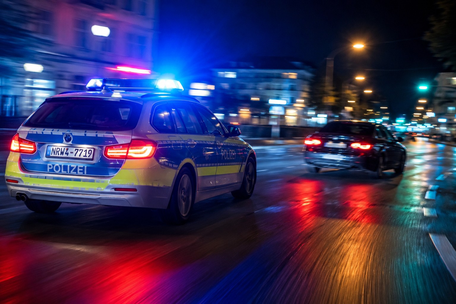 MANNHEIM-NECKARAU: Flucht mit bis zu 190 km/h endet an einem Baum