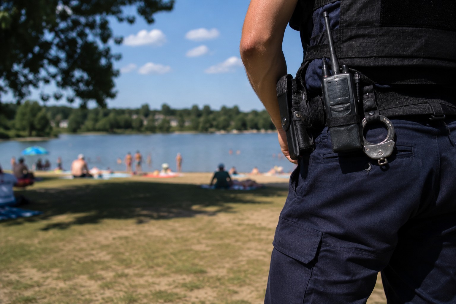 Darmstadt: Polizeieinsatz am Badesee – Alkoholisierten Mann mit Multitool angetroffen