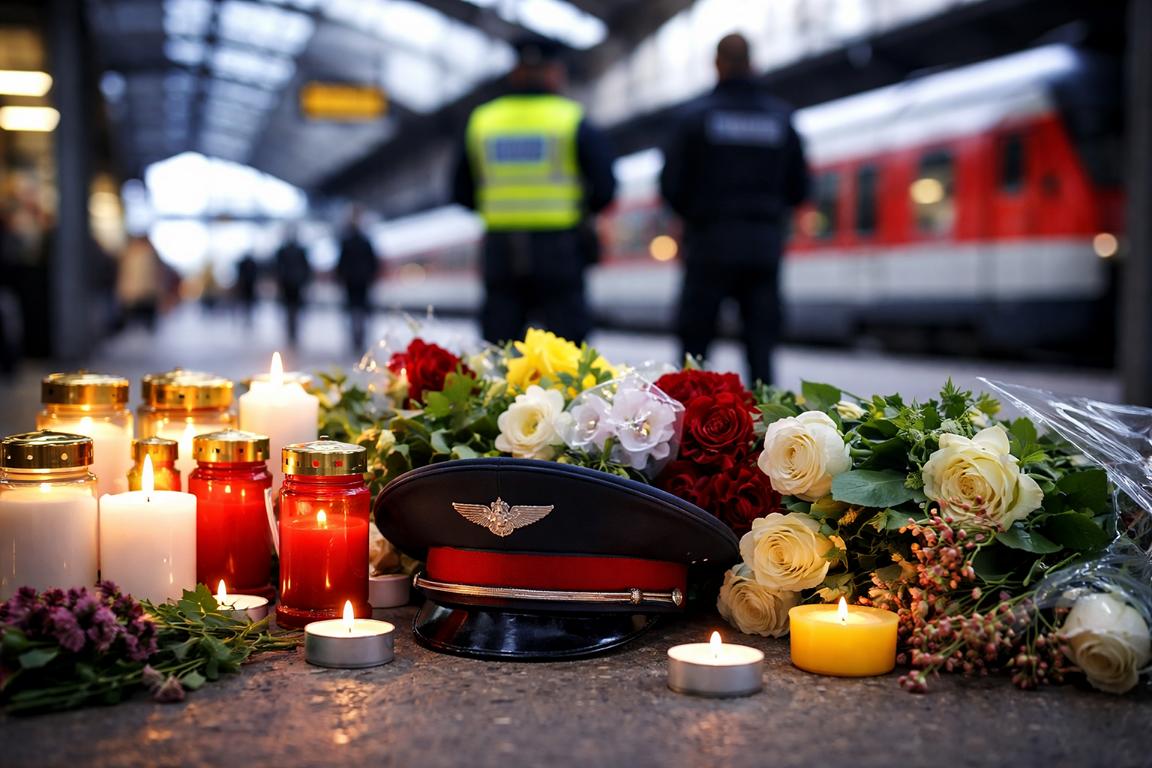 Mannheim: Trauer am Hauptbahnhof nach tödlichem Angriff auf Bahnmitarbeiter
