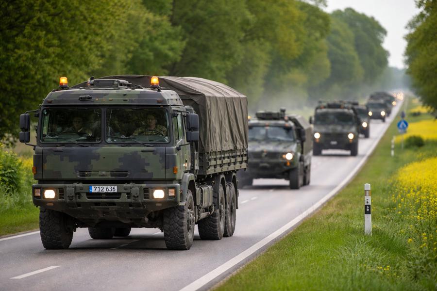 RHEIN-NECKAR-KREIS: Großübung der Bundeswehr sorgt für mehr Militärverkehr