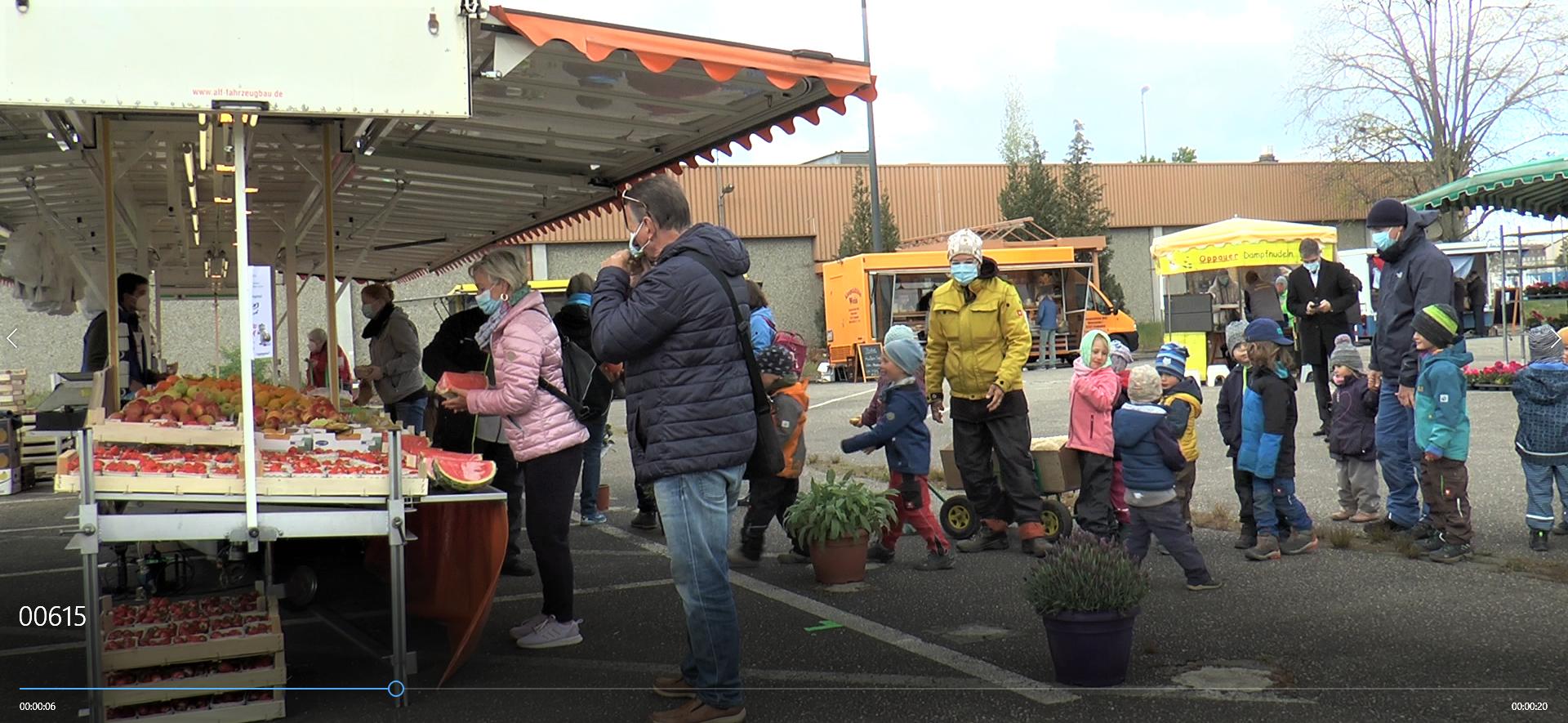 FranklinMarkt Obststand