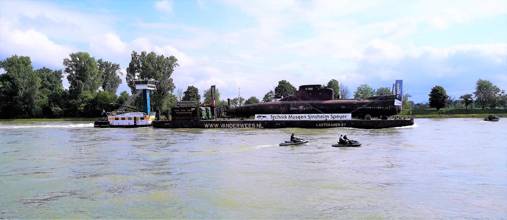 U-Boot U17 erreicht Naturhafen Speyer