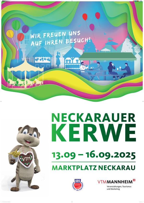 Mannheim-Neckarau: Vier Tage Kerwe-Tradition auf dem Marktplatz