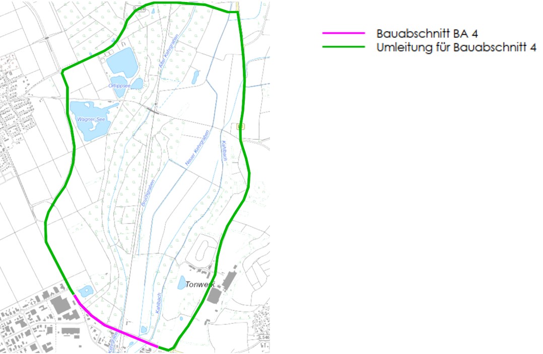 Amt für Straßen- und Radwegebau: Erneuerung der Fahrbahndecken auf der L 546 Bereich Industriegebiet Malsch von der „Industriestraße“ bis zur Straße „Am Bahnhof“ ab Montag, 21. Oktober, bis voraussichtlich 26. Oktober / Beeinträchtigungen im Regionalbusve