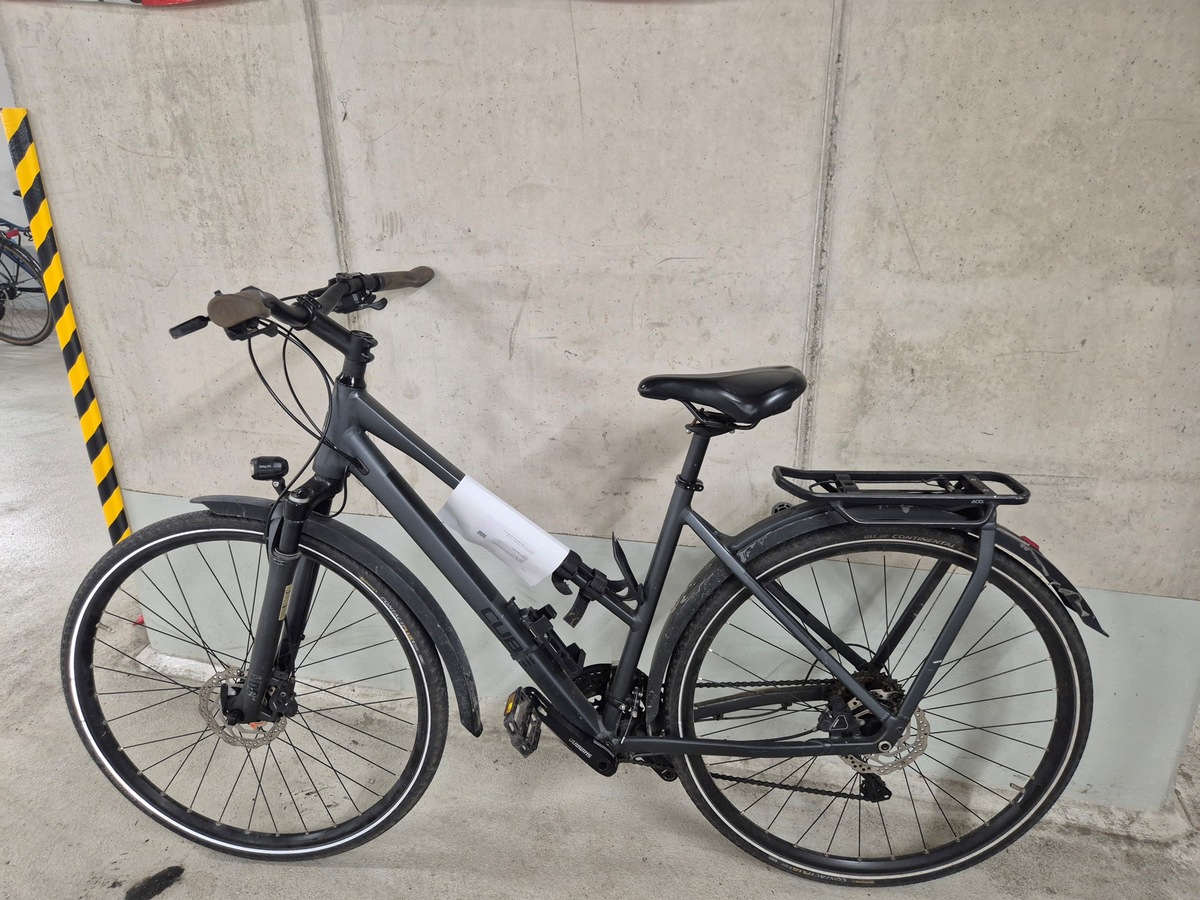 Darmstadt: Wem gehört dieses Fahrrad? Kriminalpolizei sucht Eigentümer eines Cube-Rads