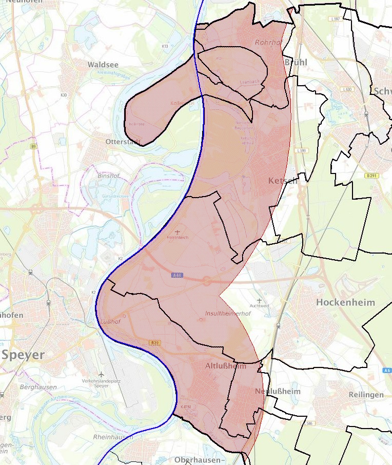 Aufstallungszone Rhein RNK