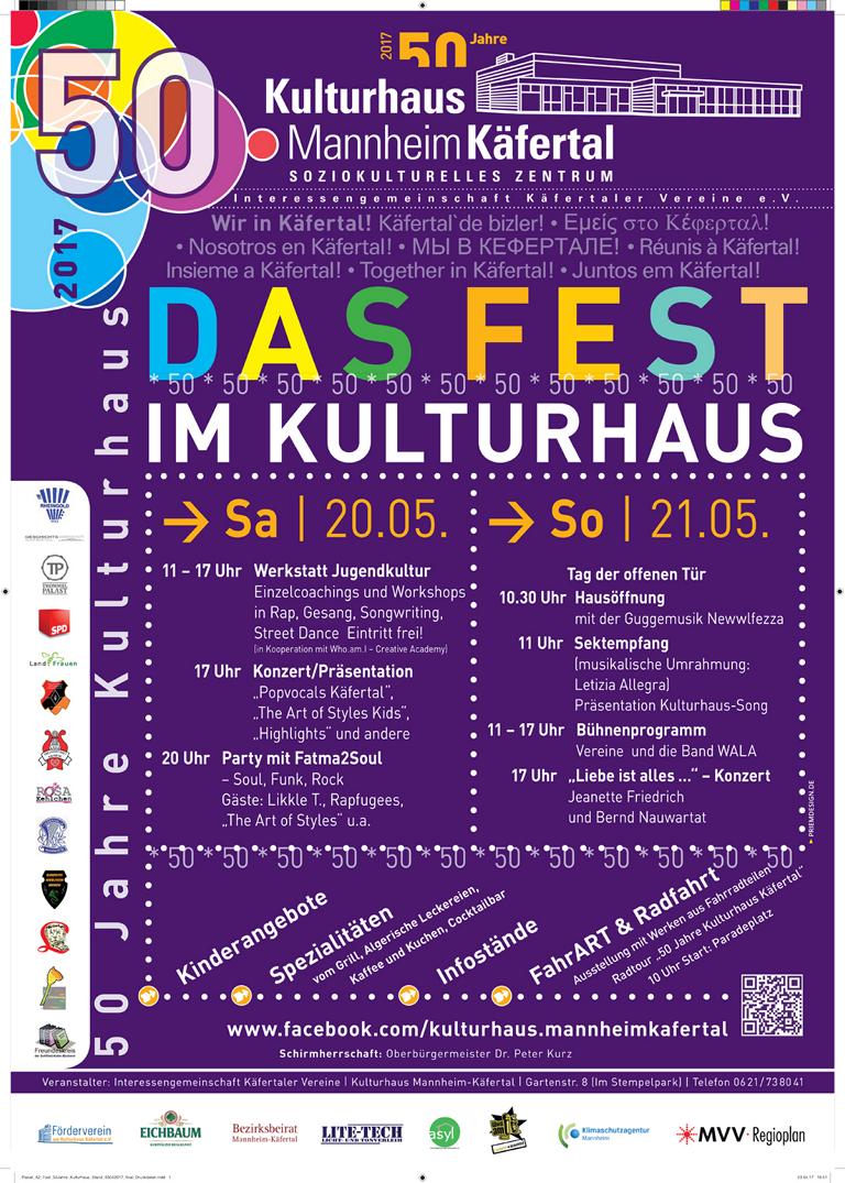 Plakat A2 Fest 50Jahre Kulturhaus