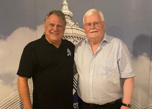 (Foto: pr.) Ehren- und Ältestenrats-Vorsitzender, Klaus Markgraf und Hans-Jürgen Pohl Ehren