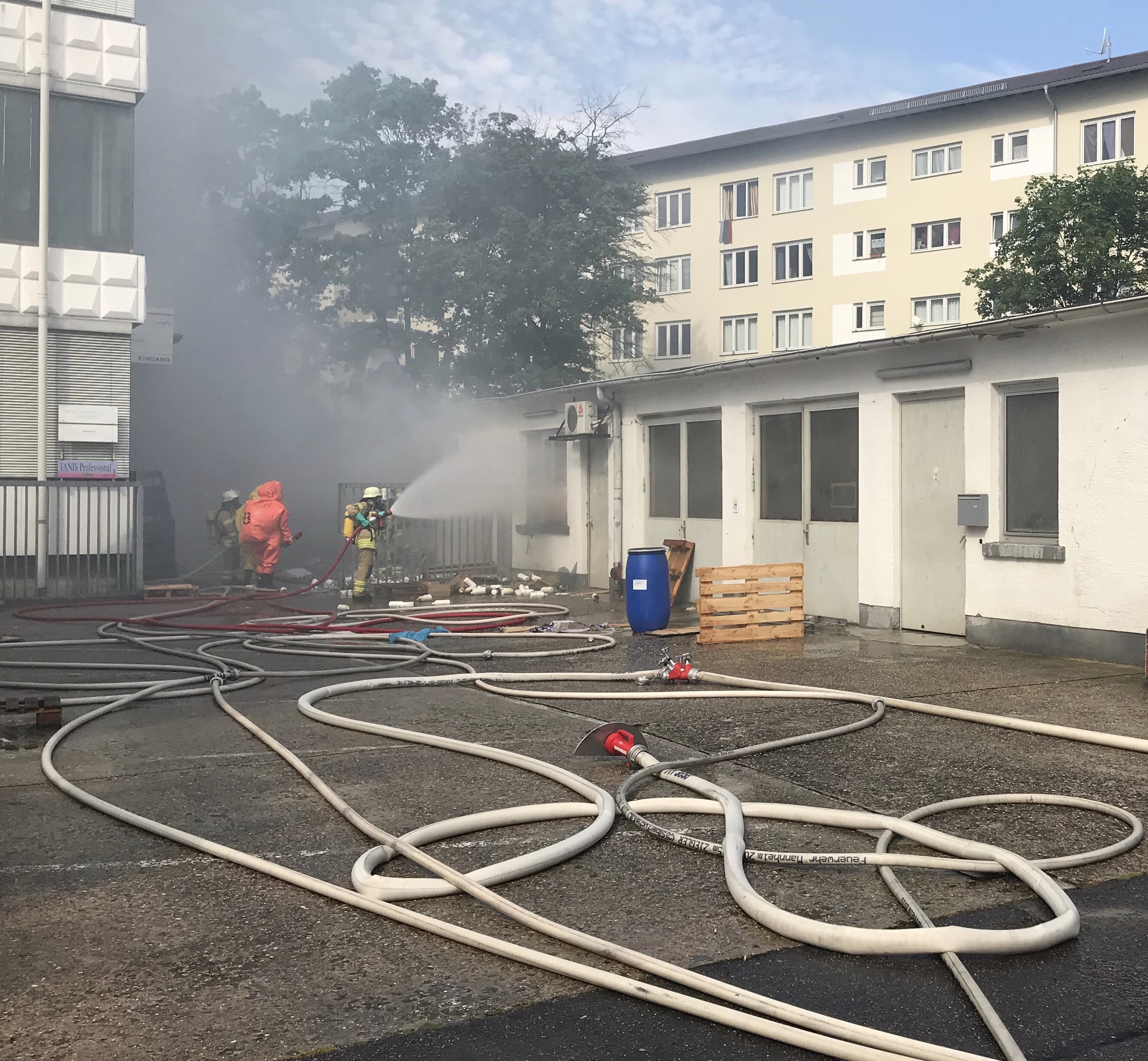 Stadt Mannheim Bild Brand