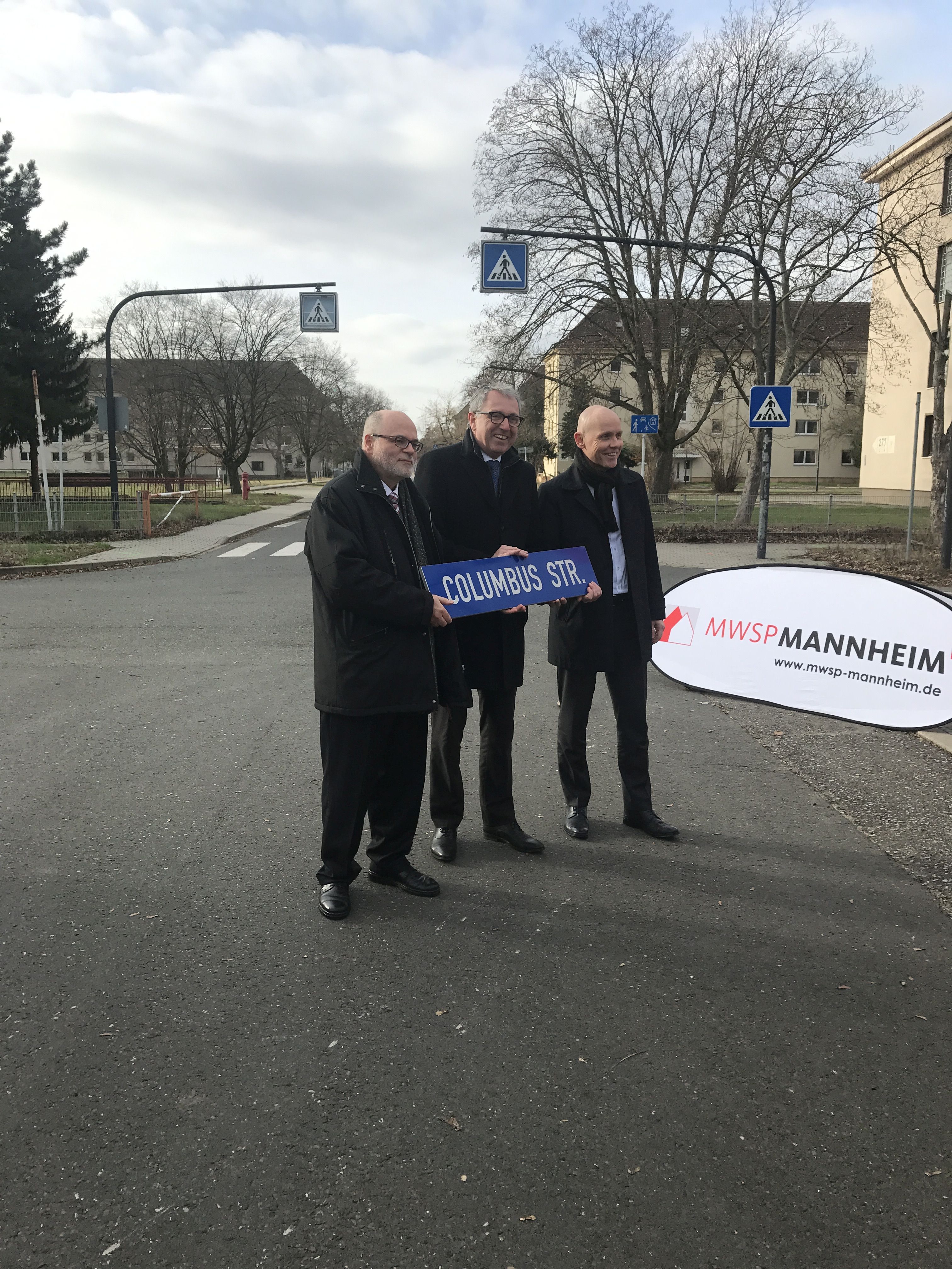 Stadt Mannheim Columbusübergabe