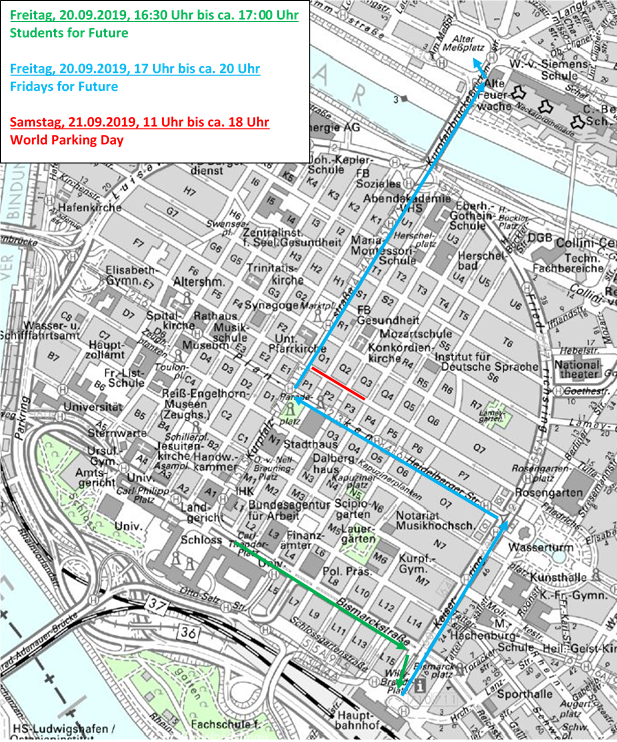Stadt Mannheim Demonstrationen