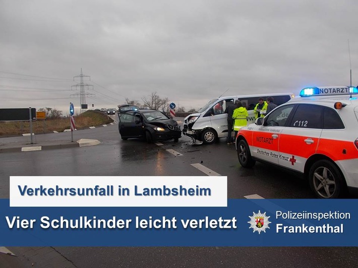 pol pdlu verkehrsunfall mit schulbus