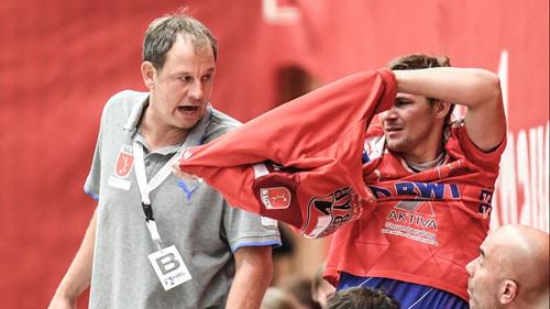 (Foto: Marco Schilling) Neuer SGL-Trainer Marc Nagel, links, mit Mark Wetzel Marc Nagel und Mark Wetzel Marco Schilling Copy