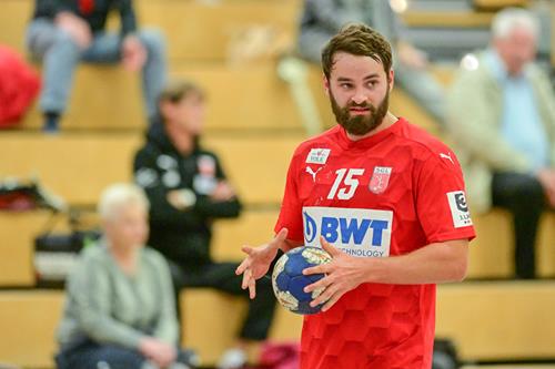 (Foto: Steffen Hoffmann) Niklas Ruß, Kapitän der SG Leutershausen Niklas Ruß Kapitän der SGL Foto Steffen Hoffmann Copy