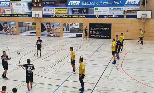 (Foto: SGL) Leutershausen verliert spannendes Derby gegen Junglöwen RNL2 gegen SG Leutershausen Copy