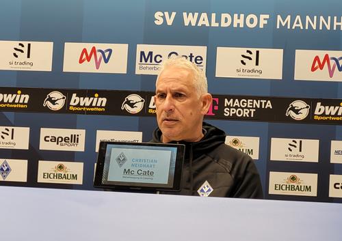 (Foto: SpoWo) Mit Personalproblemen nach Saarbrücken - Waldhof-Trainer Christian Neidhart SH Award 3