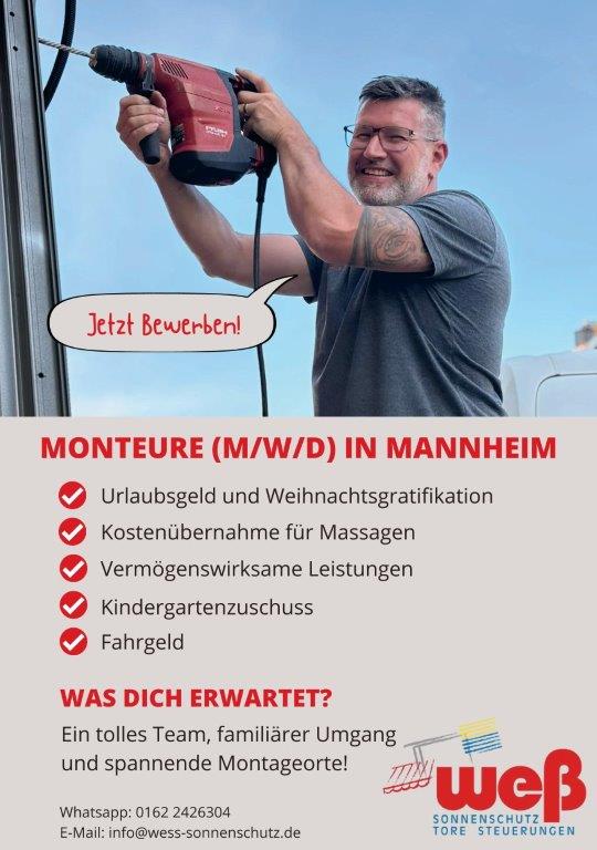 Ihre Experten für Rollladen, Sonnenschutz und Elektrotechnik in Mannheim